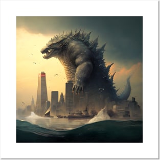 Godzilla Monster Kaiju Posters and Art